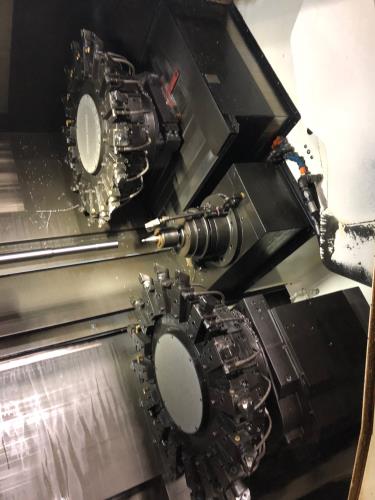 DMG MORI SEIKI NZX 1500/800SY, FANUC31IB, 2 , 2016, twin turret, C, live