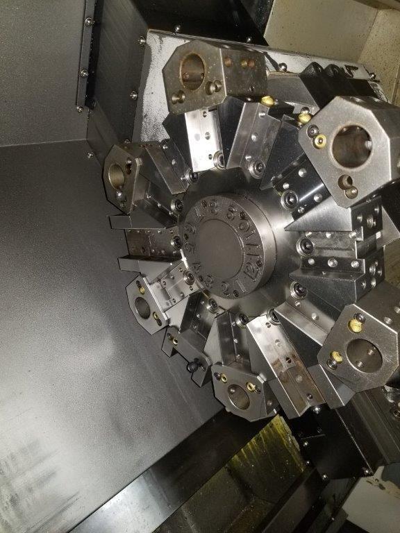 Doosan PUMA 240C, FANUC 21TB, 8 Chk, 2 1/2 , 2004, Chip Conveyor, Tail