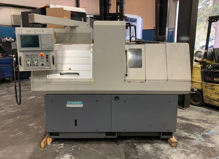 1 NOMURA NN25YB, MITSUBISHI, 2013, 8-Axis, LNS Alpha ST320 S2 Magazine Bar feed