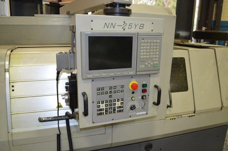 1 NOMURA NN25YB, MITSUBISHI, 2013, 8-Axis, LNS Alpha ST320 S2 Magazine Bar feed
