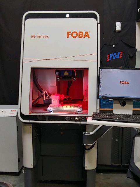 FOBA M2000P Workstn, FIBER Laser, 30W, 2017, 1055-1075nm, rotary axis, like new