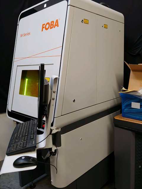 FOBA M2000P Workstn, FIBER Laser, 30W, 2017, 1055-1075nm, rotary axis, like new