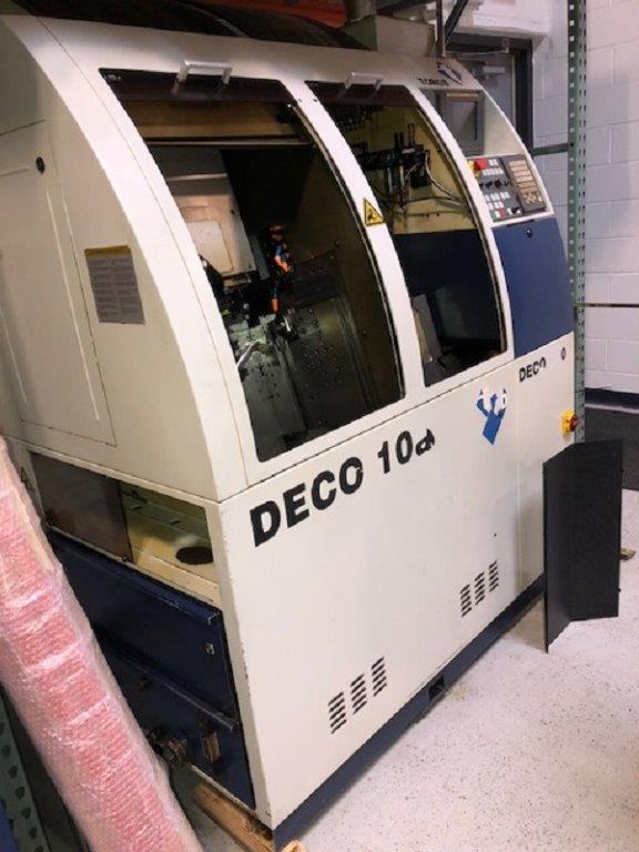 3/8 TORNOS Deco 10a, PNC, 2004, 9-Axis, Robobar Magazine Bar Feed