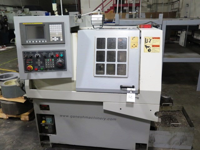 GANESH, Cyclone 32GT, FANUC 0iTC, 1 1/4 , 2006, 8-Station Turret