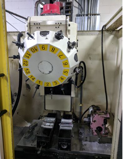 Fanuc Alpha T14iA, 1997, Fanuc 0iM, 20 X 15 Y 12 Z, 14 ATC