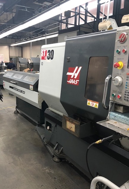 3 , Haas ST-30, Haas, 10 Chk, 2010, Chip Conveyor, Parts Catcher, Servo 300 B/F