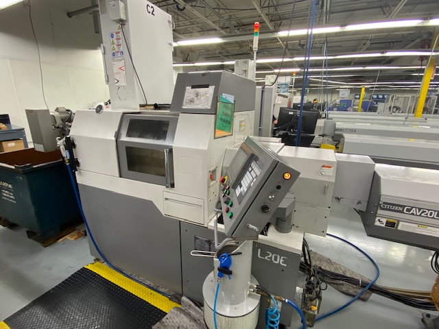 3/4 , Citizen, L20EIX (1M9),2010, HPC, Mist Collector, Bar Loader, Chip Conv