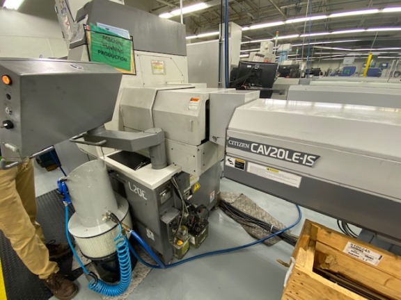3/4 , Citizen, L20EIX (1M9),2010, HPC, Mist Collector, Bar Loader, Chip Conv