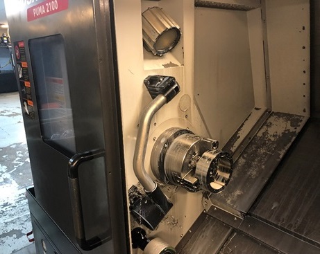 DOOSAN PUMA 2100, FANUC, 8 Chk, 2 1/2 , 2012, Tail Stock