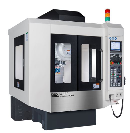20.08 X, 16.93 Y, 12.99 Z, Ganesh Genmill T-700, New , Mitsubishi M80, 12K RPM