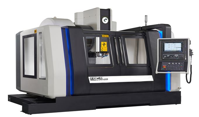 63 X, 33.4 Y, 33.4 Z, Ganesh Genmill 6333, 2018, New Mits M830 Control, 12K RPM