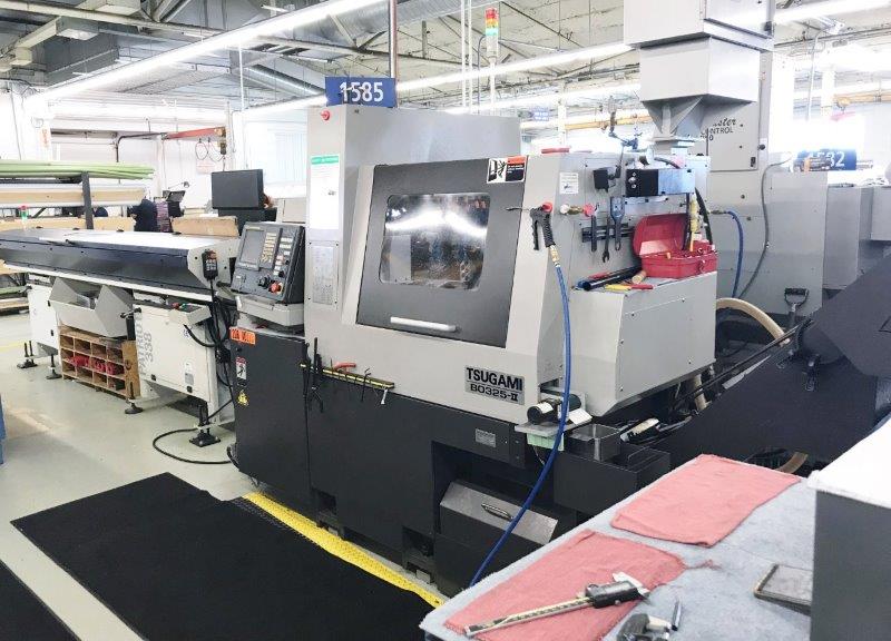 1 1/4 TSUGAMI BO325II, Fanuc 0iTD, 2013, Edge Patriot BF, Low hours