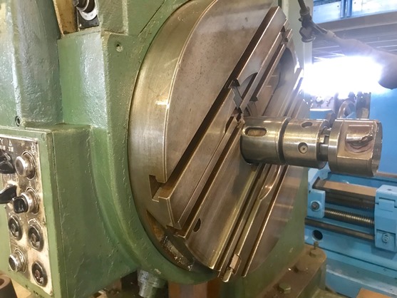 4 , TOS 1970, 49 x 49 Built in Rotary, Tailstock for Line Boring, 23 Facing