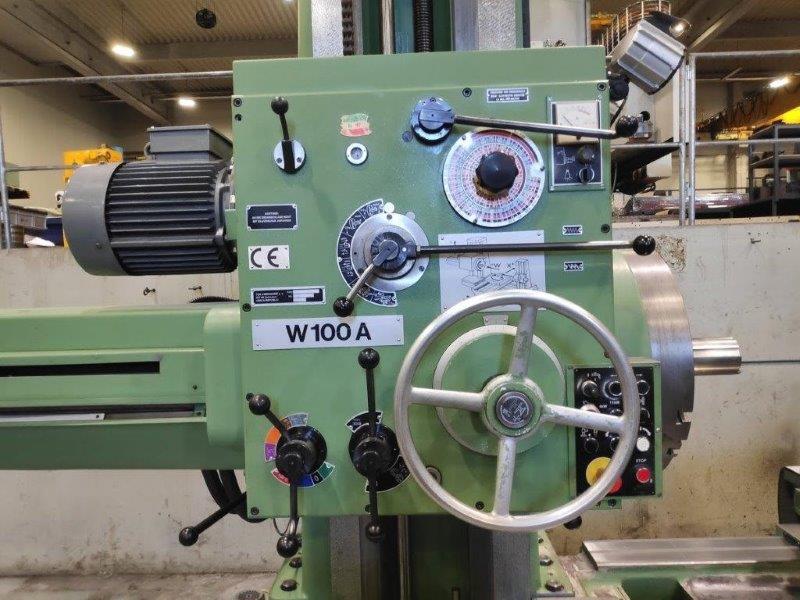 4 , TOS W100A, 2000, Tail Stock, 23 Facing Head, 49 x 49 Facing Head