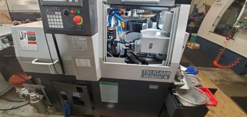 3/4 TSUGAMI BO205III, FANUC 0i-TF, 2018, 7-axis, HPC, Edge Scout BF