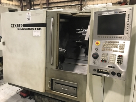 GILDEMEISTER CTX 410, FANUC 320is-A, 2 1/2 , 2007, Live Tool, C Axis, Tail