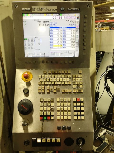 GILDEMEISTER CTX 410, FANUC 320is-A, 2 1/2 , 2007, Live Tool, C Axis, Tail