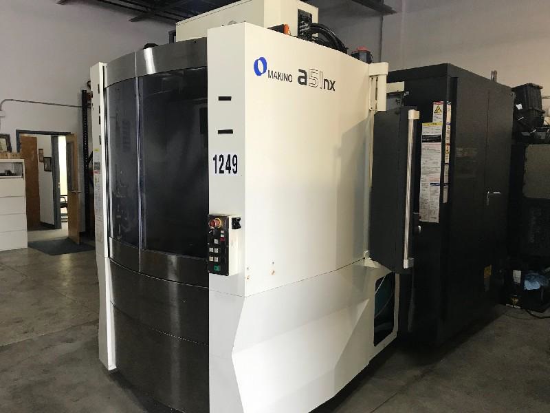 22 X, 25.2 Y, 25.2 Z, MAKINO A51NX, 2015, CTS, 60 ATC, 14k RPM, CAT#40