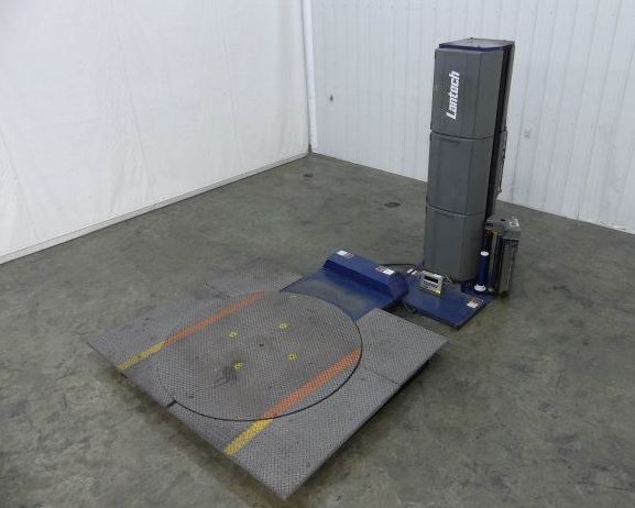 Lantech Q300 Stretch Wrapper, 80 x 20 , 35 Loads Per Hour, 65 Turntable