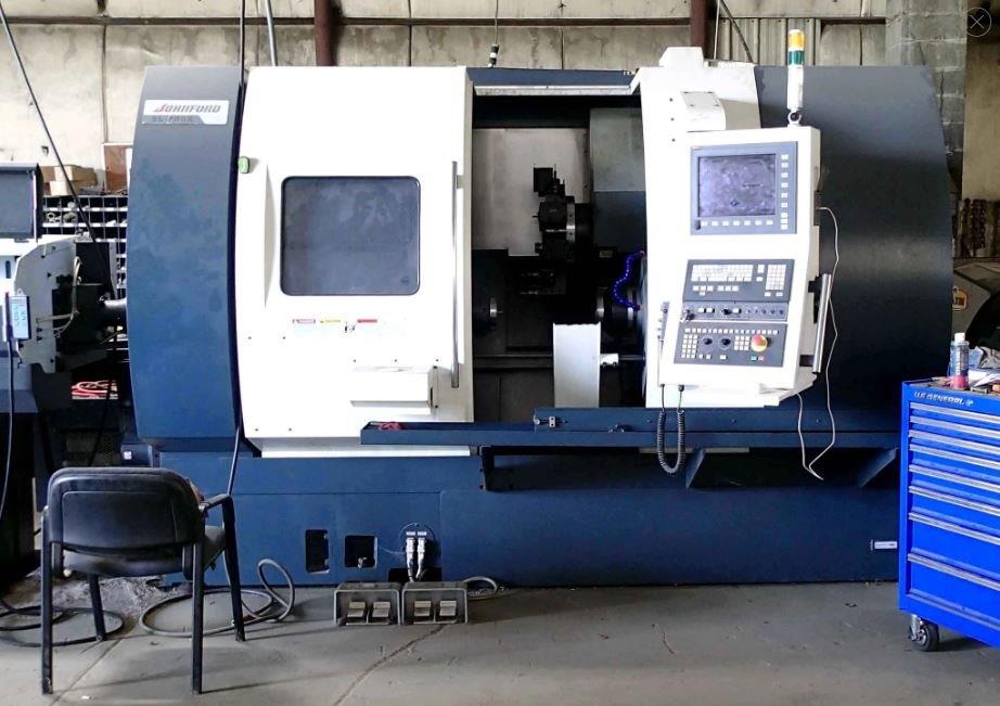 Johnford SL-500A, Fagor 8060T, 12 Chk, 4 , 2018, Live Tool, Barfeed, Toolsetter