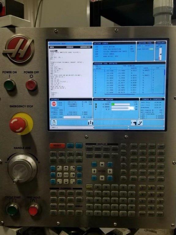 Haas ST-35, Haas, 12 Chk, 4 , 2015, Conveyor, Rigid Tapping, Tailstock