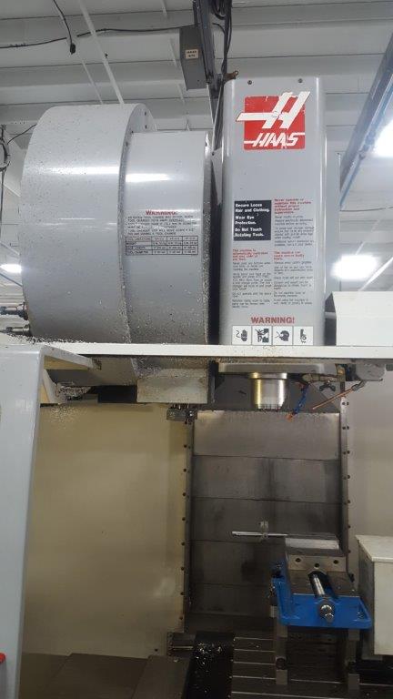 40 X, 20 Y, 25 Z, Haas VF-3, 2004, 10K RPM, 4th/5th Prewire, P-Cool, Rigid Tap