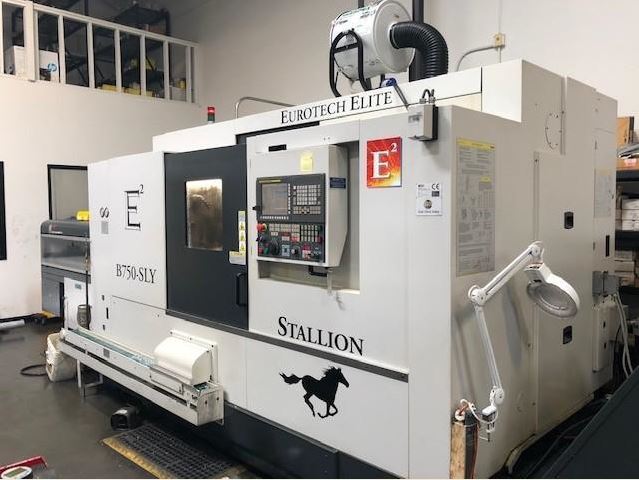 Eurotech B750-LSY, Fanuc 32iT, 12 Chk, 3 1/2 , 2016, Live Tooling, Presetter
