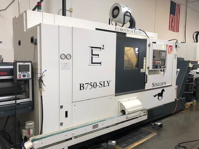 Eurotech B750-LSY, Fanuc 32iT, 12 Chk, 3 1/2 , 2016, Live Tooling, Presetter