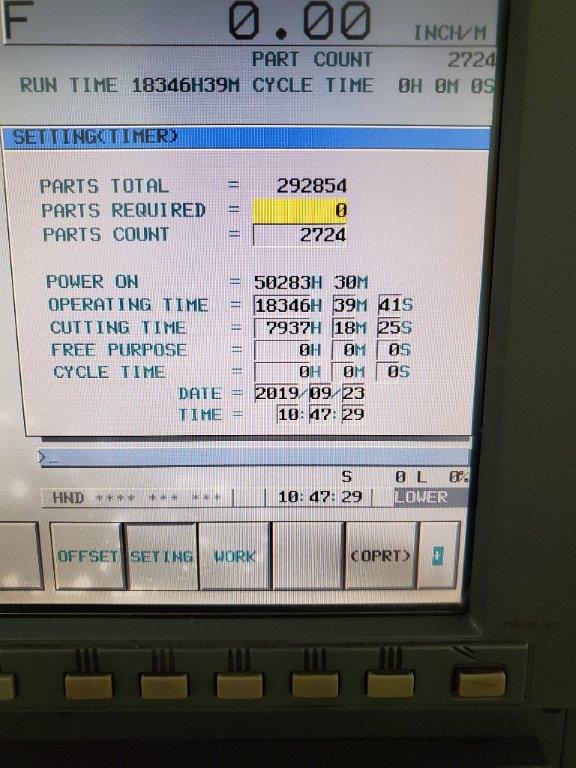Nakamura Tome 300WT-MMSY, Fanuc 18iTB, 2 1/2 , 2005, Y & C Axis, Barfeed, Sub