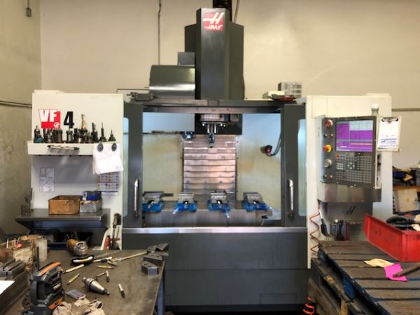 50 X, 20 Y, 25 Z, Haas VF-4, 2016, P-Cool, Rigid Tapping, Wireless Probing