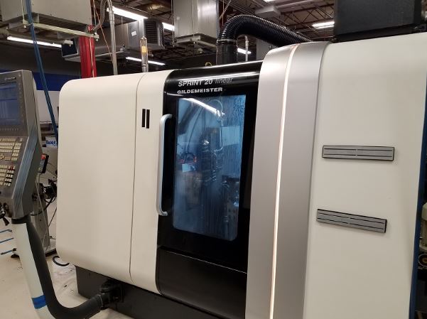 DMG Mori Seiki Sprint 20-8 Linear, Fanuc 310iS, 1 , 2011, Live Tool, Barfeed