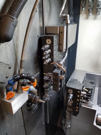 DMG Mori Seiki Sprint 20-8 Linear, Fanuc 310iS, 1 , 2011, Live Tool, Barfeed