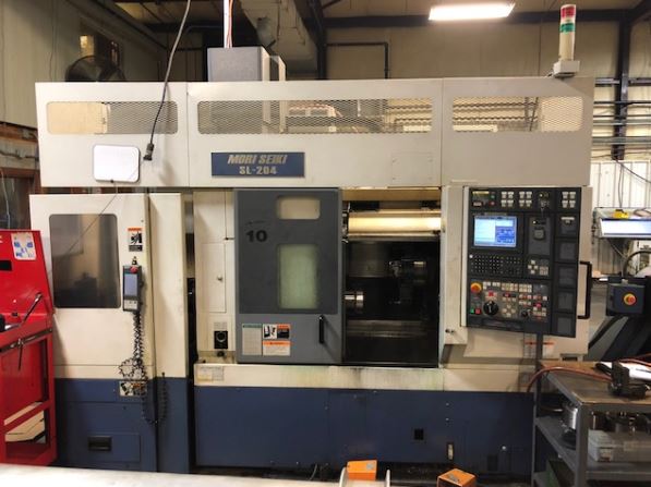 Mori Seiki SL-204SMC, MSG-805, 8 Chk, 2 1/2 , 2001, Sub Spindle, C-Axis, Robot