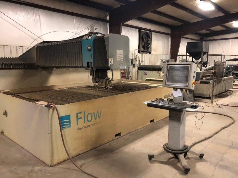 Flow Mach 3 4020B, 2013, Chiller, Dynamic Cutting, Abrasive Hopper