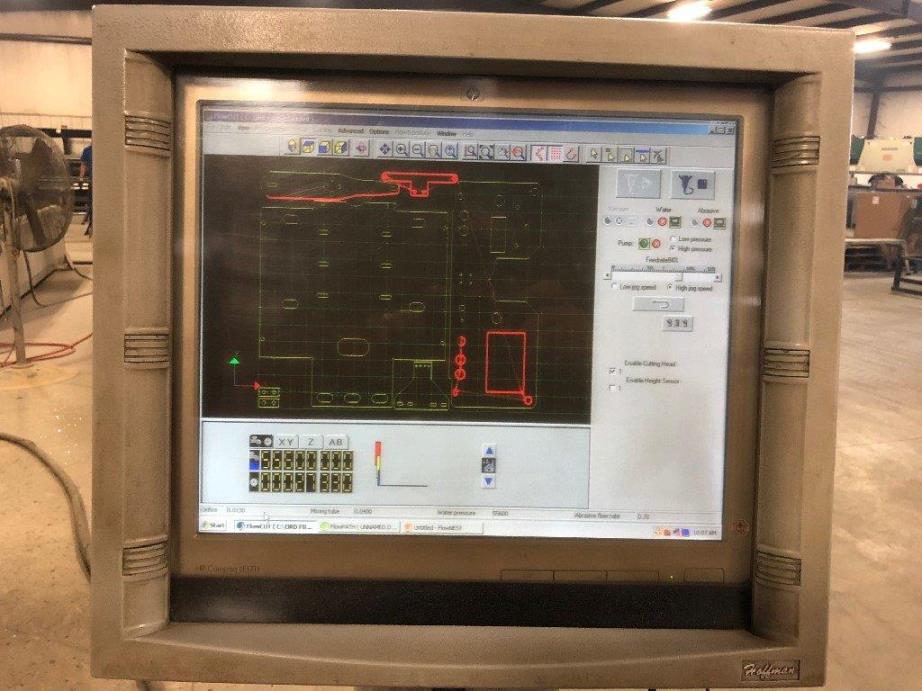 Flow Mach 3 4020B, 2013, Chiller, Dynamic Cutting, Abrasive Hopper