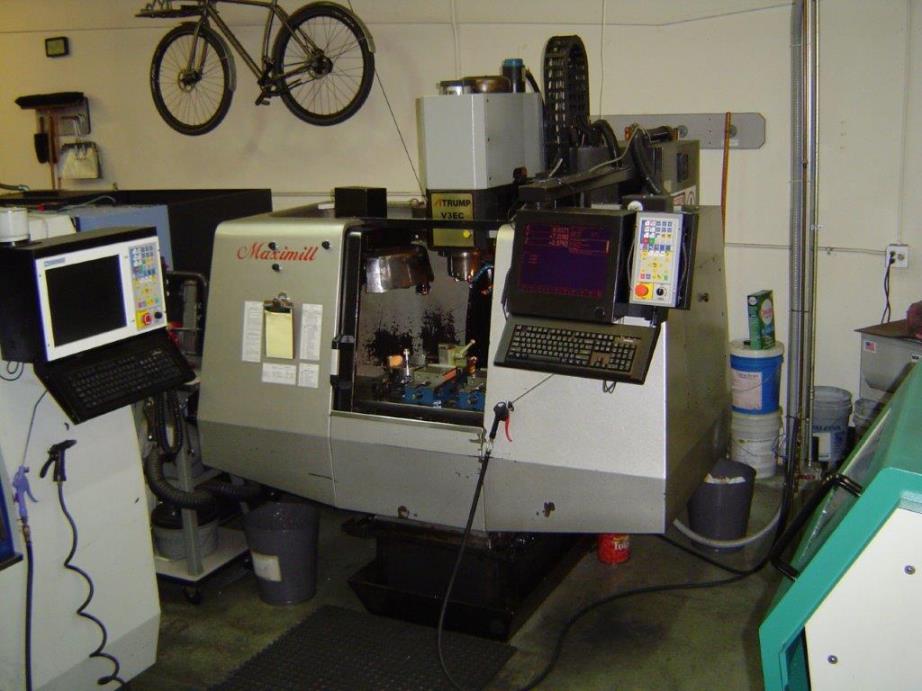 25 X, 13 Y, 17 Z, Atrump V3EC, 2004, Tool Setter, Probe, Centroid