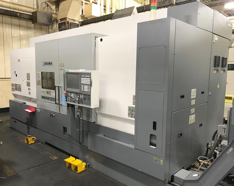 Okuma Multus B400-BB, OSP P200LA, 15 Chk, 3 1/4 , 2011, Tailstock, Full C-Axis