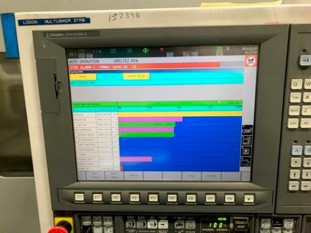 Okuma Multus B400-BB, OSP P200LA, 15 Chk, 3 1/4 , 2011, Tailstock, Full C-Axis