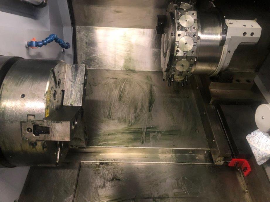 Ganesh ASL-15M, Mitsubishi M80, 2016, 15 Chk, 4 , Tailstock, Demo/Used