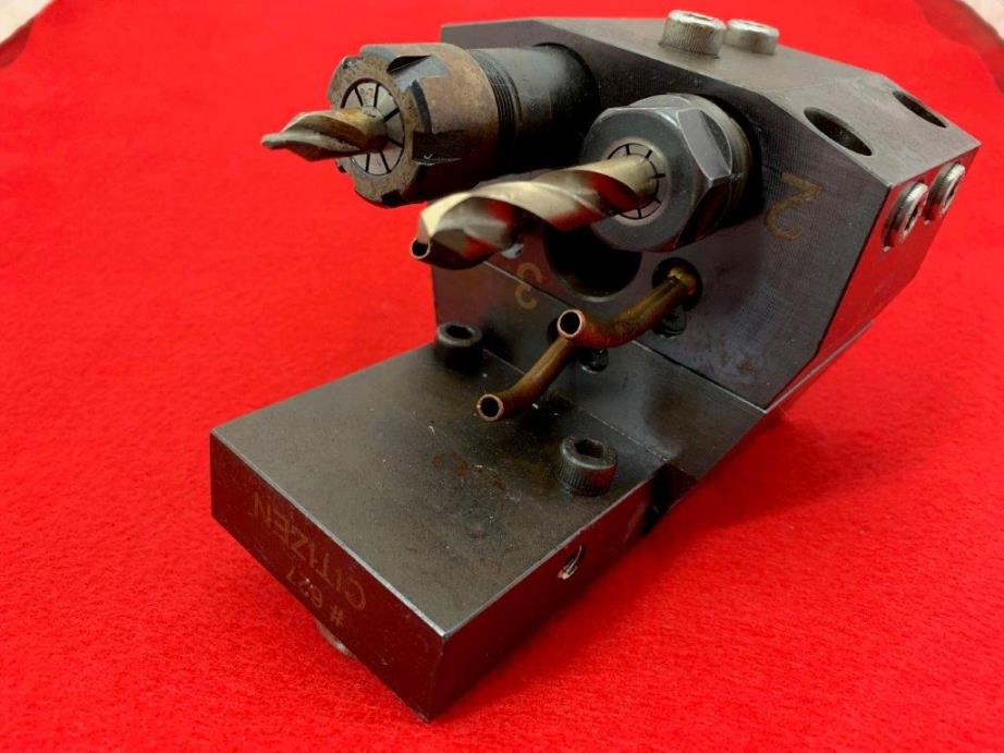 Citizen CDF-901, ID Tool Holder w/ Sub Spindle Machining, for M20/32