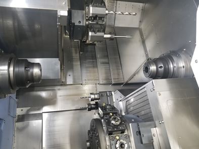 Doosan Puma TT-1800SY, Fanuc 31iB, 8 Chk, 2 1/2 , 2018, Y&C Axis, Barfeed