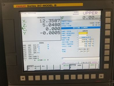 Doosan Puma TT-1800SY, Fanuc 31iB, 8 Chk, 2 1/2 , 2018, Y&C Axis, Barfeed