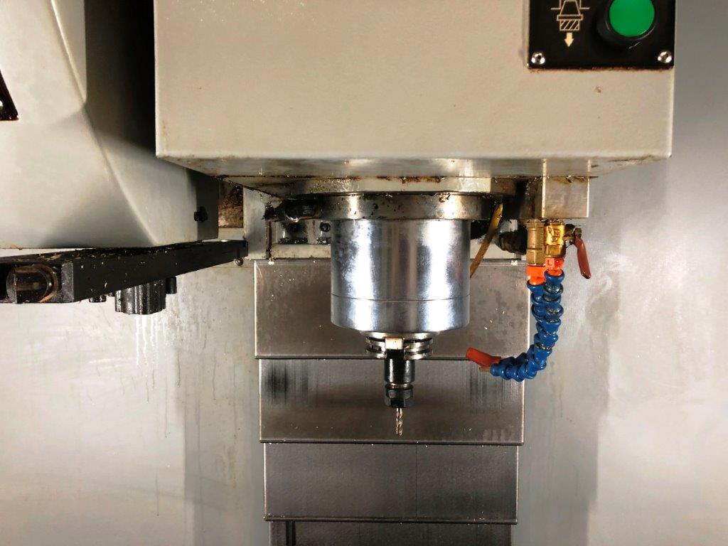 24 X, 15 Y, 17 Z, Ganesh VFM 2416, 2015, 12K RPM, Chip Conveyor, Like New