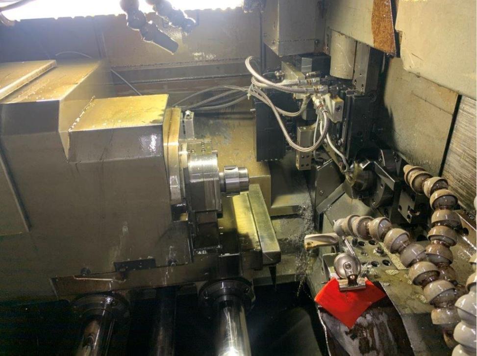 3/4 Citizen L20VIII (7M8), 2007, 10 Live, C-axis, sub spindle, parts conveyor