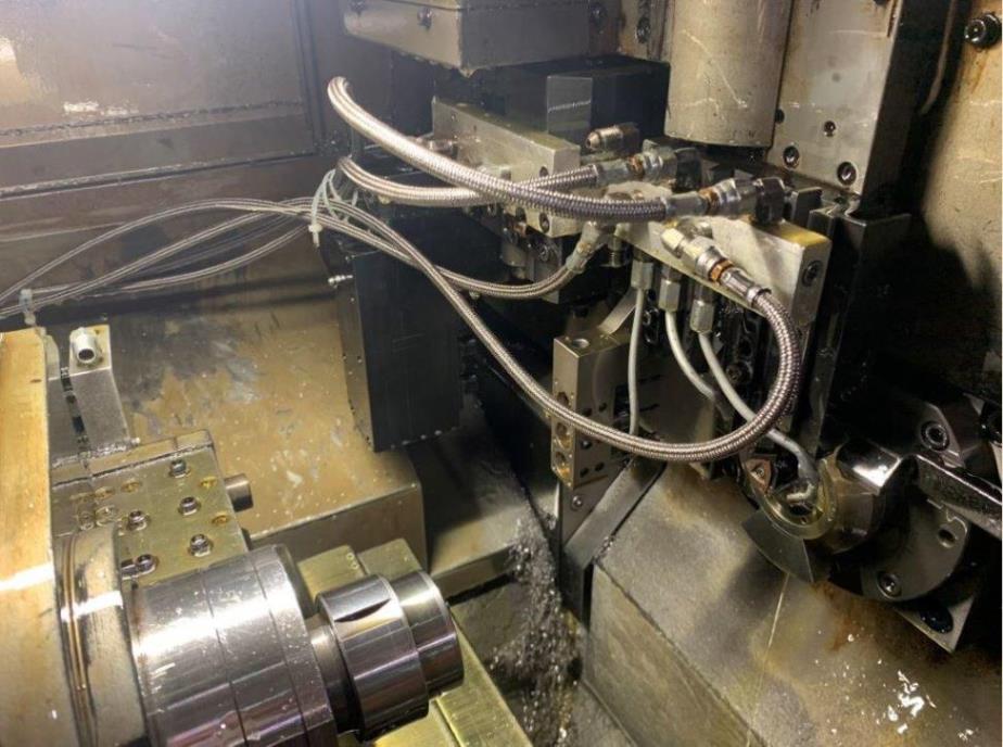 3/4 Citizen L20VIII (7M8), 2007, 10 Live, C-axis, sub spindle, parts conveyor