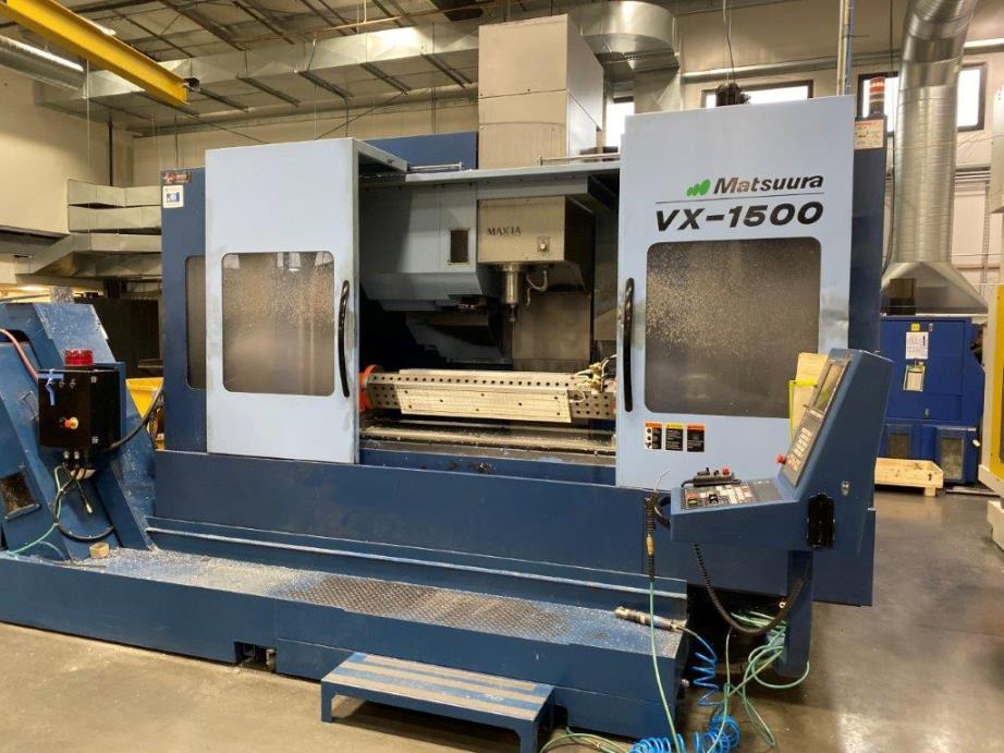 60 X, 27 Y, 24 Z, Matsuura VX-1500, 8/2018, Fanuc 31iB, Renishaw Probe, 4th Axis