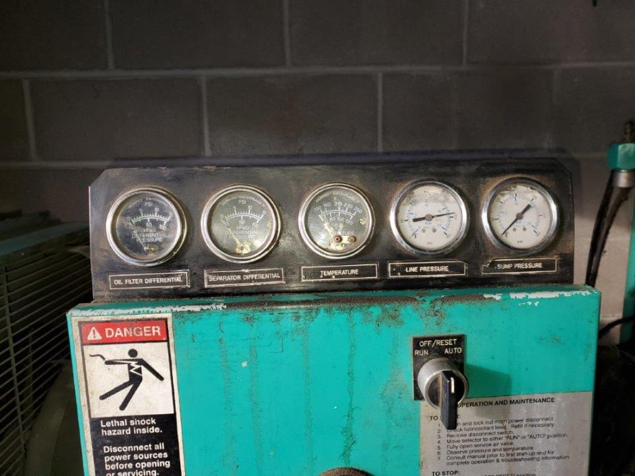 166 CFM, 125 PSI, Sullivan Palatek, 40 DP, 40 HP, Air Dryer