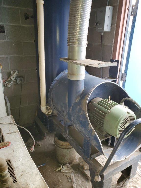Spencer PA-507A, Tubular Bag Separator, Portable Industravac, 7-1/2 HP, 250 CFM