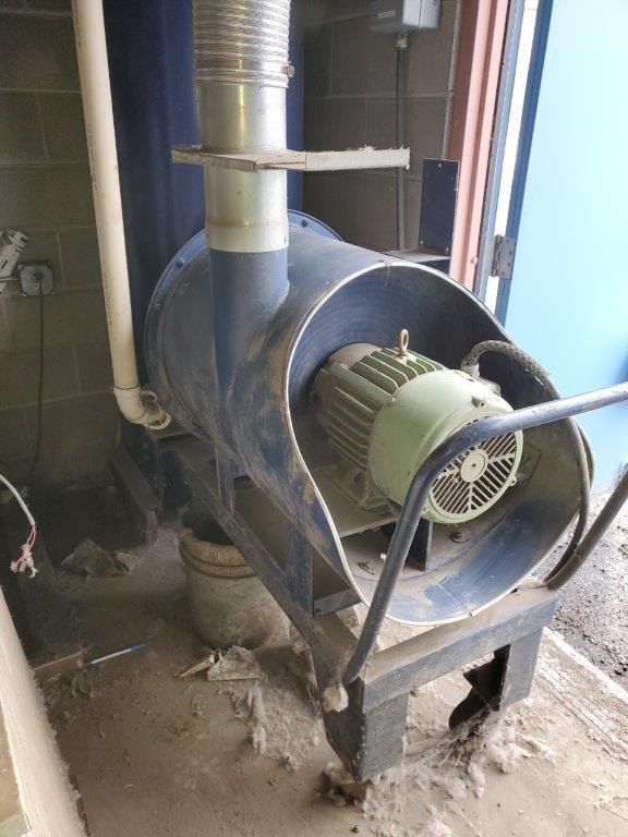 Spencer PA-507A, Tubular Bag Separator, Portable Industravac, 7-1/2 HP, 250 CFM
