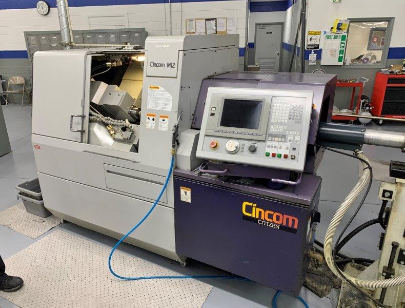 1/2 , Citizen M12, Cincom, 1999, LNS Hydrobar, HPC, Live Tool, Rotary GB